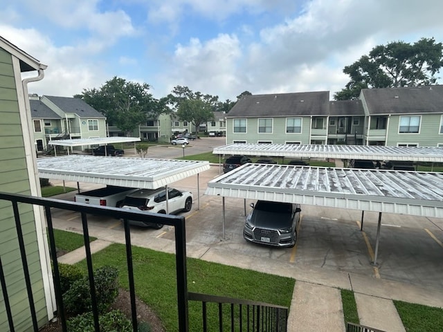 exterior space with a residential view