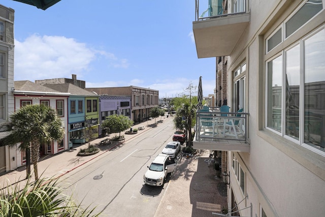view of street with sidewalks