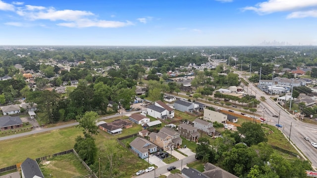 drone / aerial view featuring a residential view