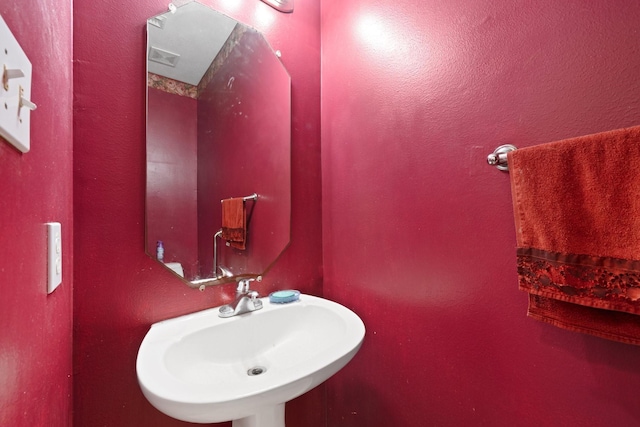 bathroom with a sink