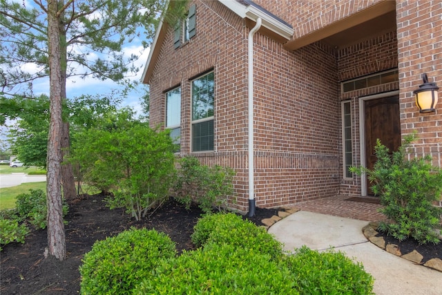 4044 Windsor Chase Dr, Spring, TX 77386 - doorway to property with brick siding