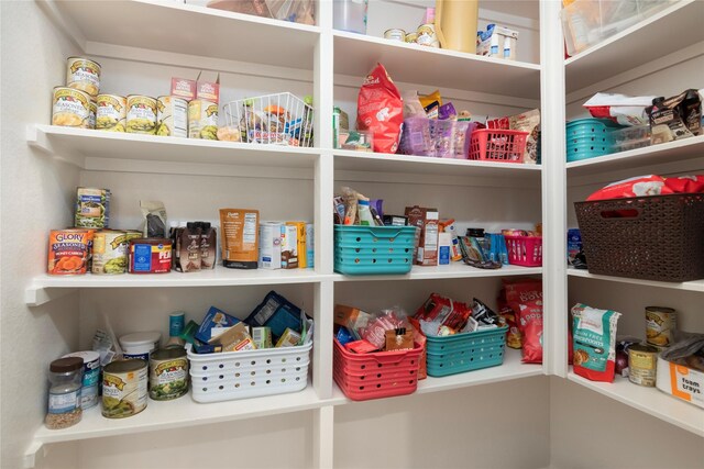 view of pantry