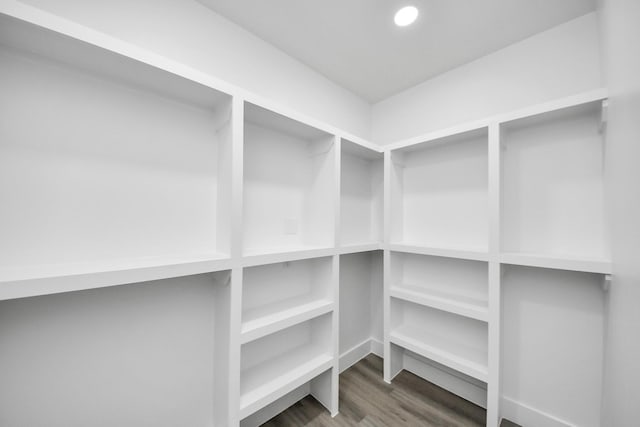 view of storage area