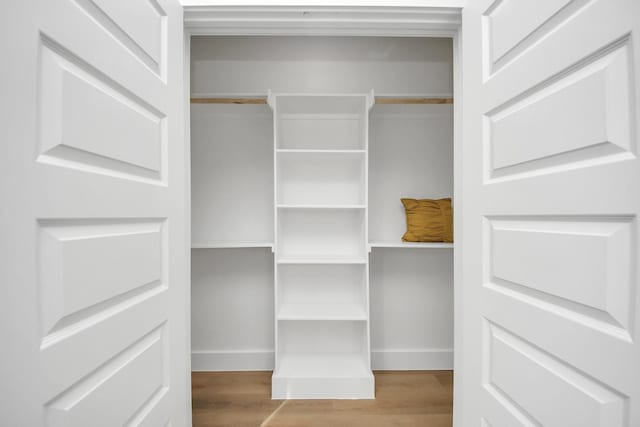 view of closet