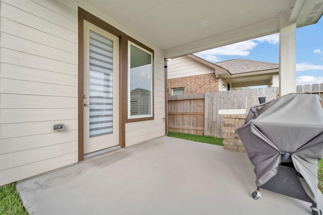21443 Petherton Dr, Tomball, TX 77375 - view of patio featuring fence