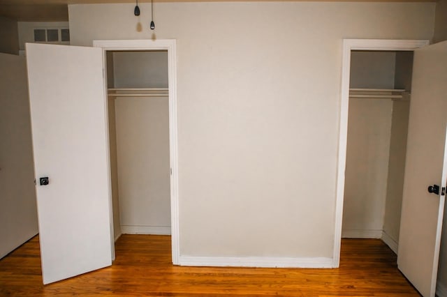 closet featuring visible vents