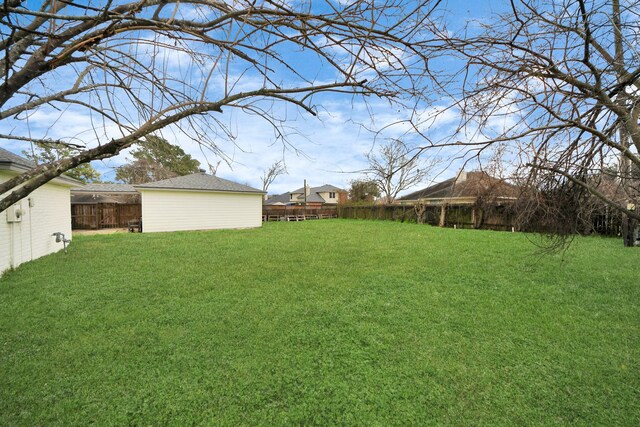 13003 Foxburo Dr, Houston, TX 77065 - view of yard featuring a fenced backyard