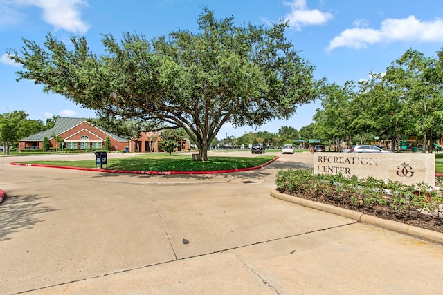 view of road with curbs