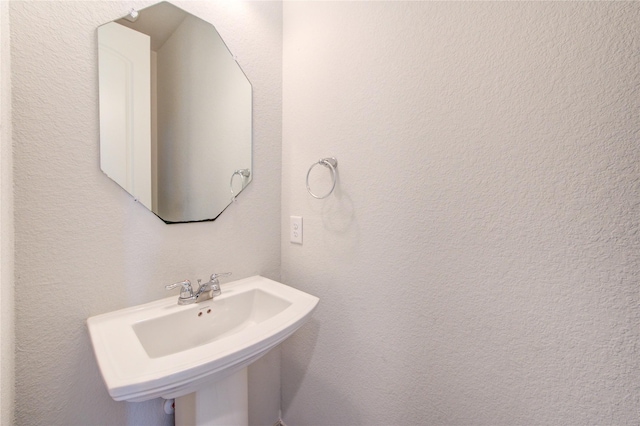 bathroom with a sink