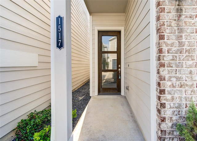 view of property entrance