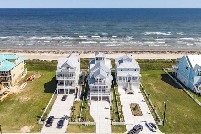 11365 Beachside Dr, Galveston, TX 77554 - bird's eye view of unending shoreline