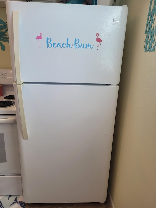 16607 Henry Morgan Rd, Jamaica Beach, TX 77554 - room details with white appliances