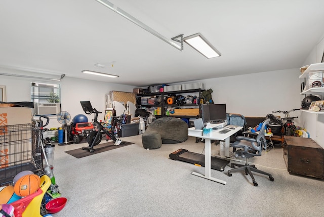 office space featuring cooling unit
