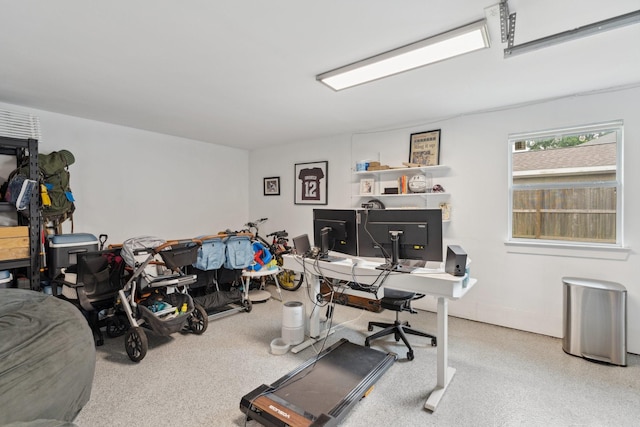 view of office space