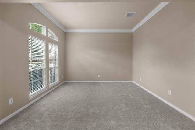 2215 Bay Haven Way, League City, TX 77573 - carpeted empty room with ornamental molding and baseboards