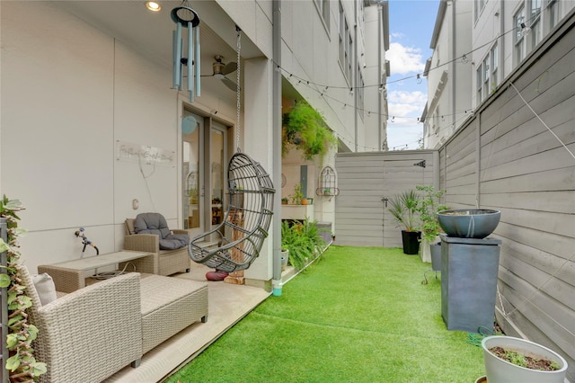 view of yard