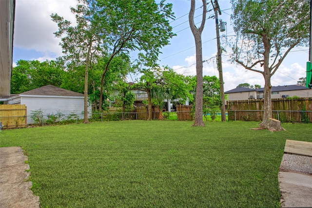 18330 Cape Bahamas Ln, Houston, TX 77058 - view of yard with a fenced backyard