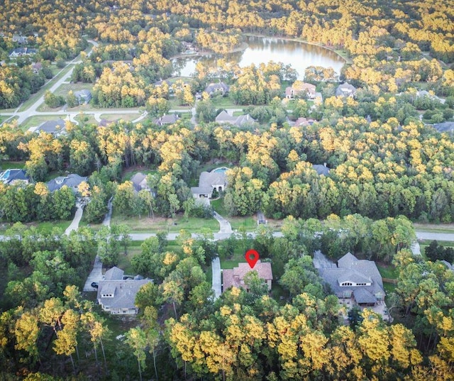 4014 N Rondelet Dr, Spring, TX 77386 - drone / aerial view featuring a view of trees