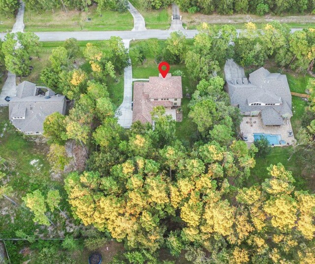 4014 N Rondelet Dr, Spring, TX 77386 - aerial view