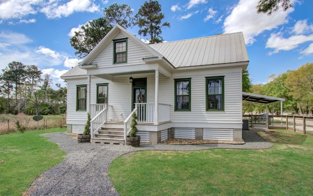 14203 Cypress Creek Blvd, Cypress, TX 77429 - bungalow featuring metal roof and a porch