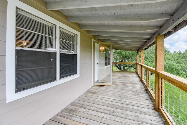 view of deck