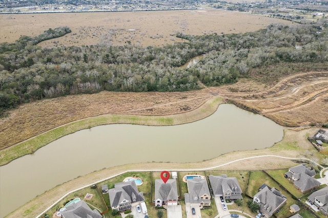 drone / aerial view featuring a residential view