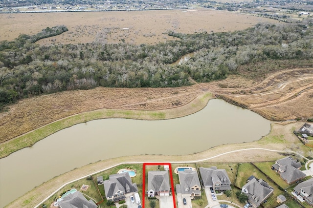 drone / aerial view featuring a residential view