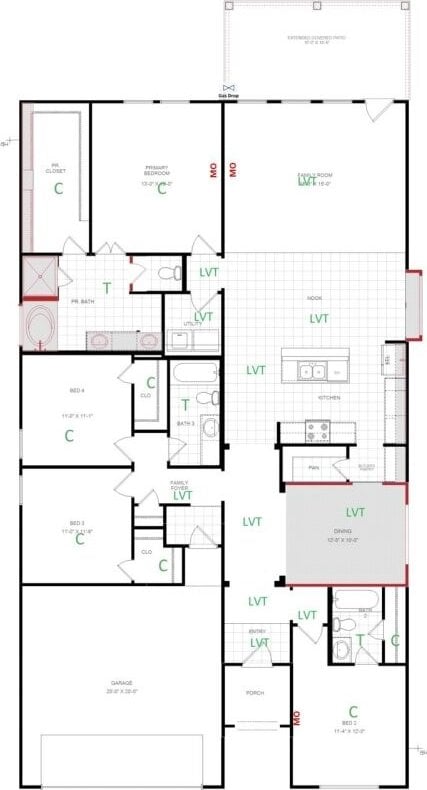 2219 Inglenook Grove Dr, Katy, TX 77493 - home floor plan