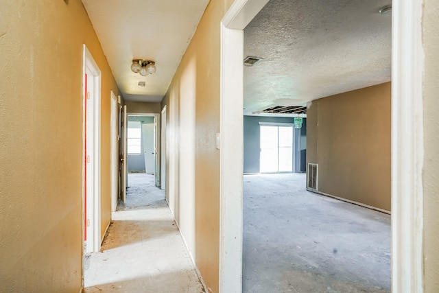 corridor with visible vents