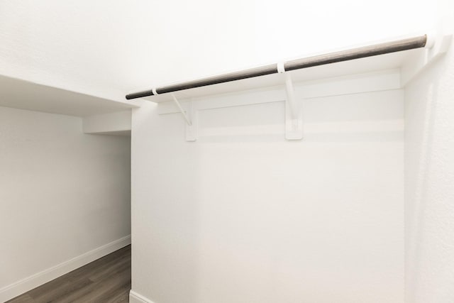 3011 Valley Peak Dr, Houston, TX 77063 - spacious closet featuring dark wood finished floors