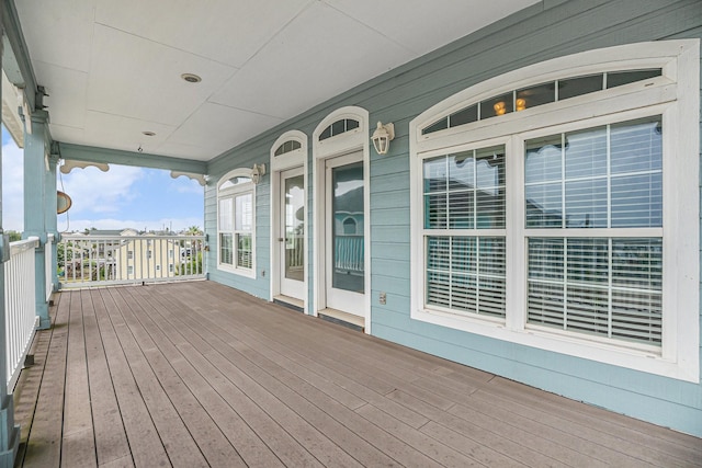 view of deck
