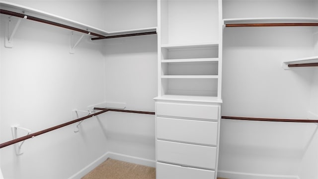 4524 Rose St, Houston, TX 77007 - walk in closet featuring light colored carpet