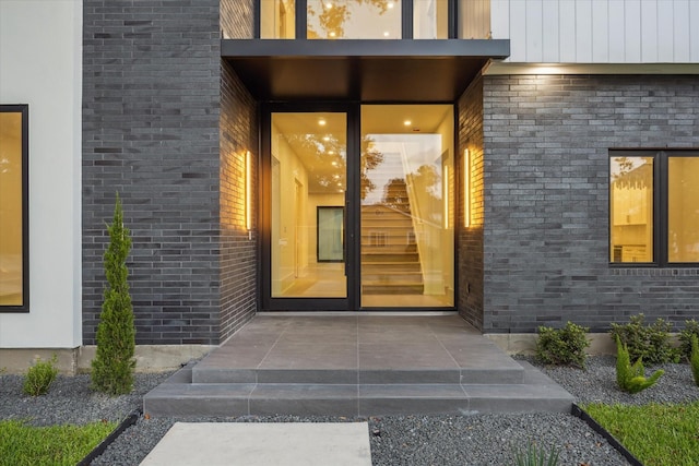 1550 Gardenia Dr, Houston, TX 77018 - property entrance featuring brick siding