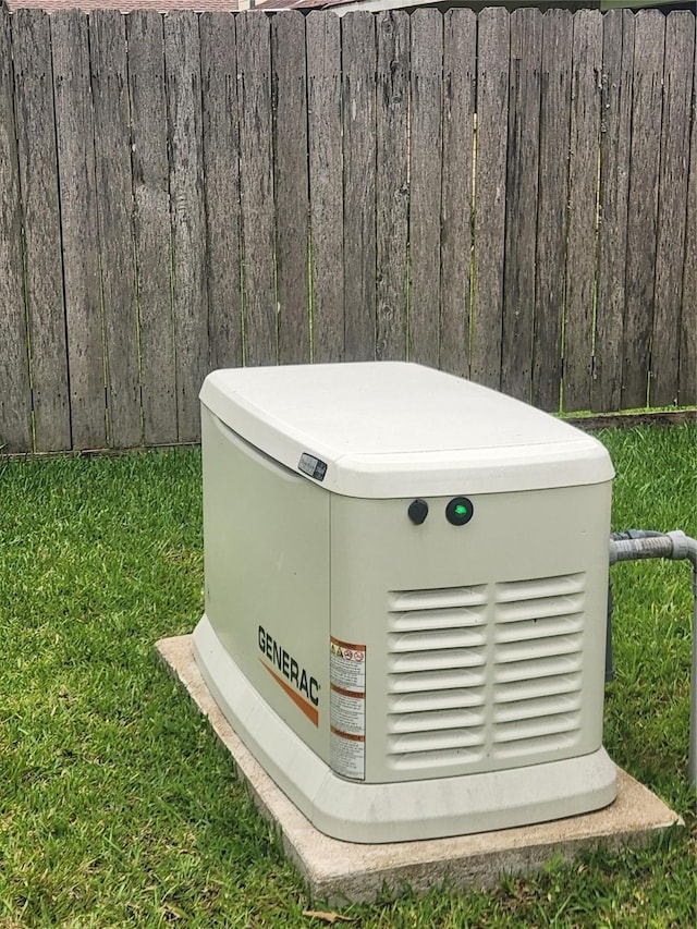 details with a power unit and fence