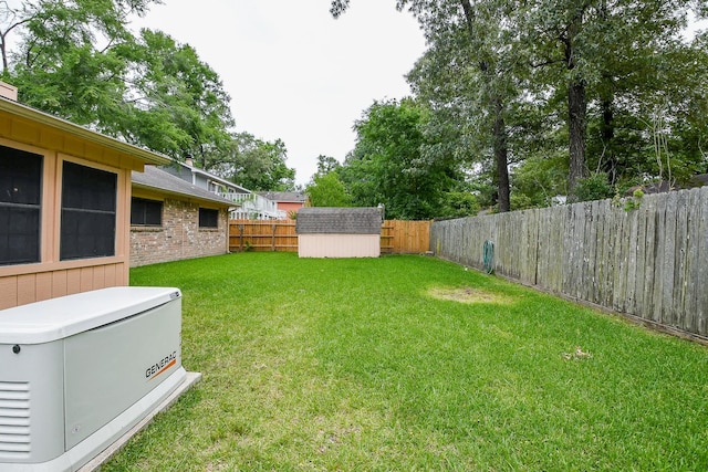 3306 Sycamore Springs Dr, Houston, TX 77339 - view of yard with a shed and an outdoor structure