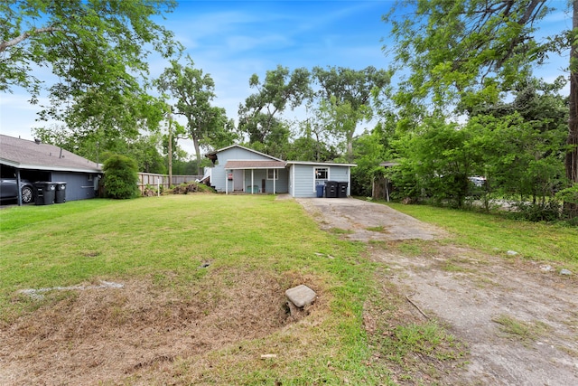 exterior space with driveway