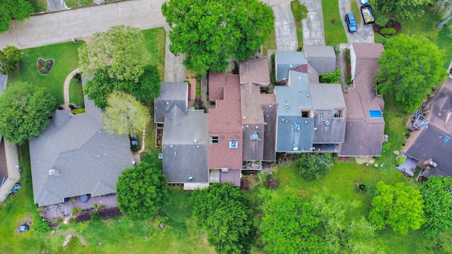 drone / aerial view featuring a residential view