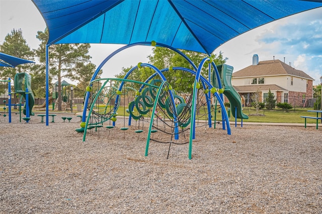 view of communal playground