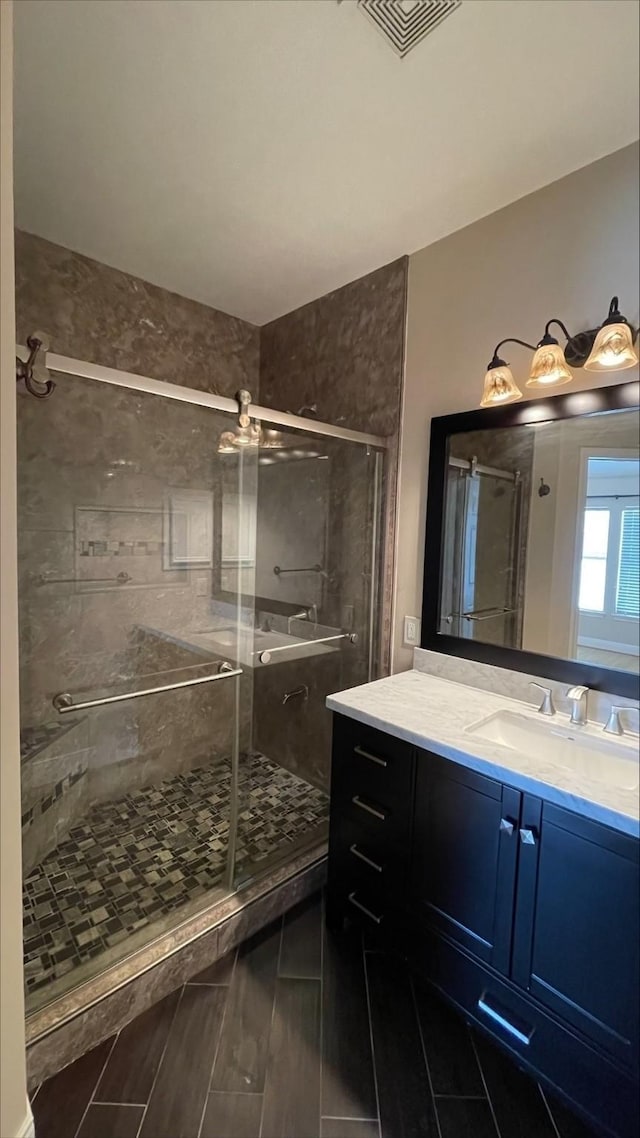 1718 Elgin St, Houston, TX 77004 - full bath with a shower stall and vanity
