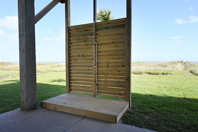 view of outdoor structure