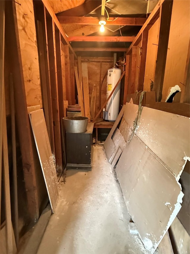 4300 Weaver Rd, Houston, TX 77016 - basement with gas water heater