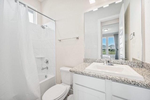 453 Stratus View Ct, Katy, TX 77493 - full bath with shower / bath combo with shower curtain, toilet, and vanity