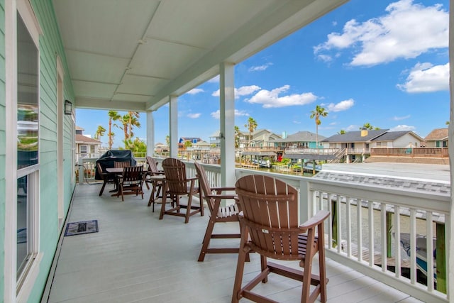 1303 Blue Heron St, Bayou Vista, TX 77563 - balcony featuring a residential view
