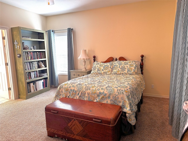 bedroom featuring carpet flooring