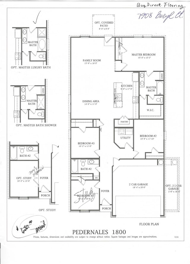 7908 Beryl Ct, Texas City, TX 77591 - floor plan