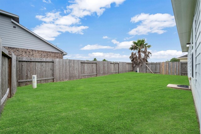 7908 Beryl Ct, Texas City, TX 77591 - view of yard featuring a fenced backyard