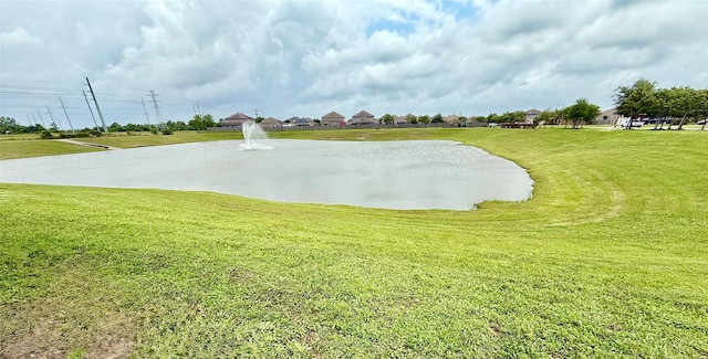 7908 Beryl Ct, Texas City, TX 77591 - view of community with a lawn and a water view