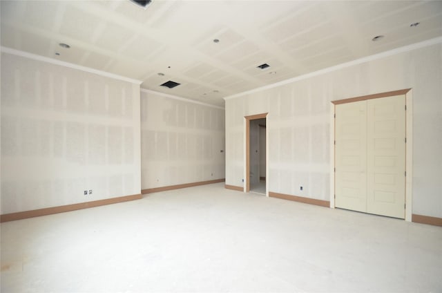 interior space featuring baseboards