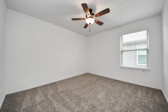 22619 Goose Pasture Ln, Spring, TX 77373 - carpeted empty room featuring ceiling fan and baseboards