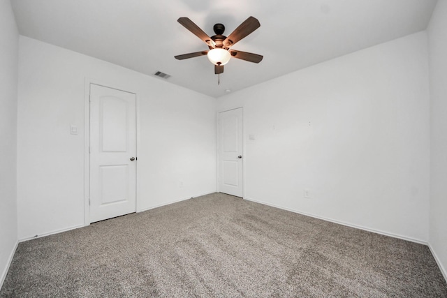 22619 Goose Pasture Ln, Spring, TX 77373 - spare room featuring ceiling fan and carpet flooring